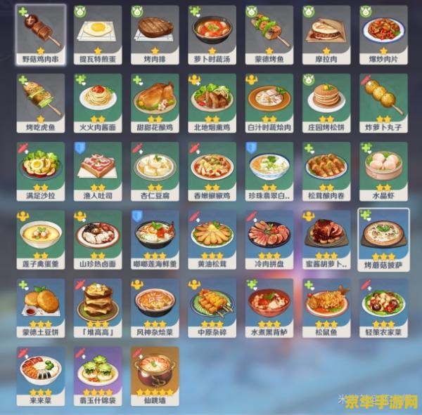 原神40个食谱获取 原神40个食谱获取攻略