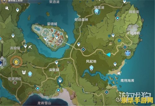 原神慕风蘑菇位置分布图 原神慕风蘑菇位置分布图