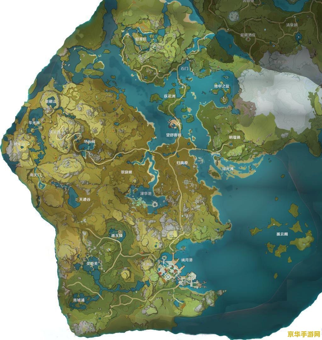 原神食材分布图 原神食材分布图详解 原神食材分布图 原神食材分布图详解