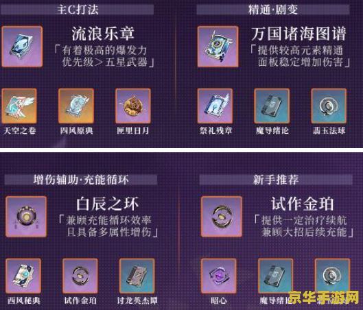 原神丽莎武器四星 原神丽莎四星武器推荐