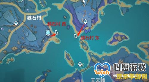 原神所有钓鱼点分布 原神所有钓鱼点分布