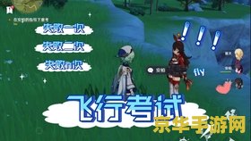 原神飞行考核童话书 原神：飞翔于童话天空的飞行考核