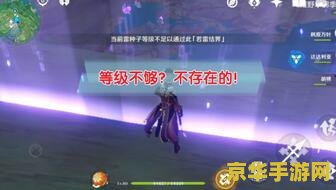 原神当前雷种子等级不够 原神：提升雷种子等级，解锁更多探索乐趣