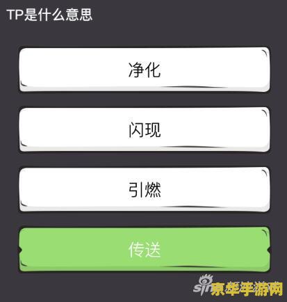 英雄联盟tp是啥意思 英雄联盟tp是啥意思