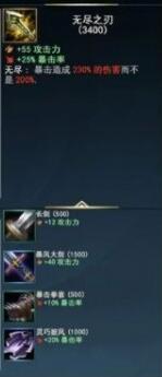 英雄联盟买不了无尽之刃