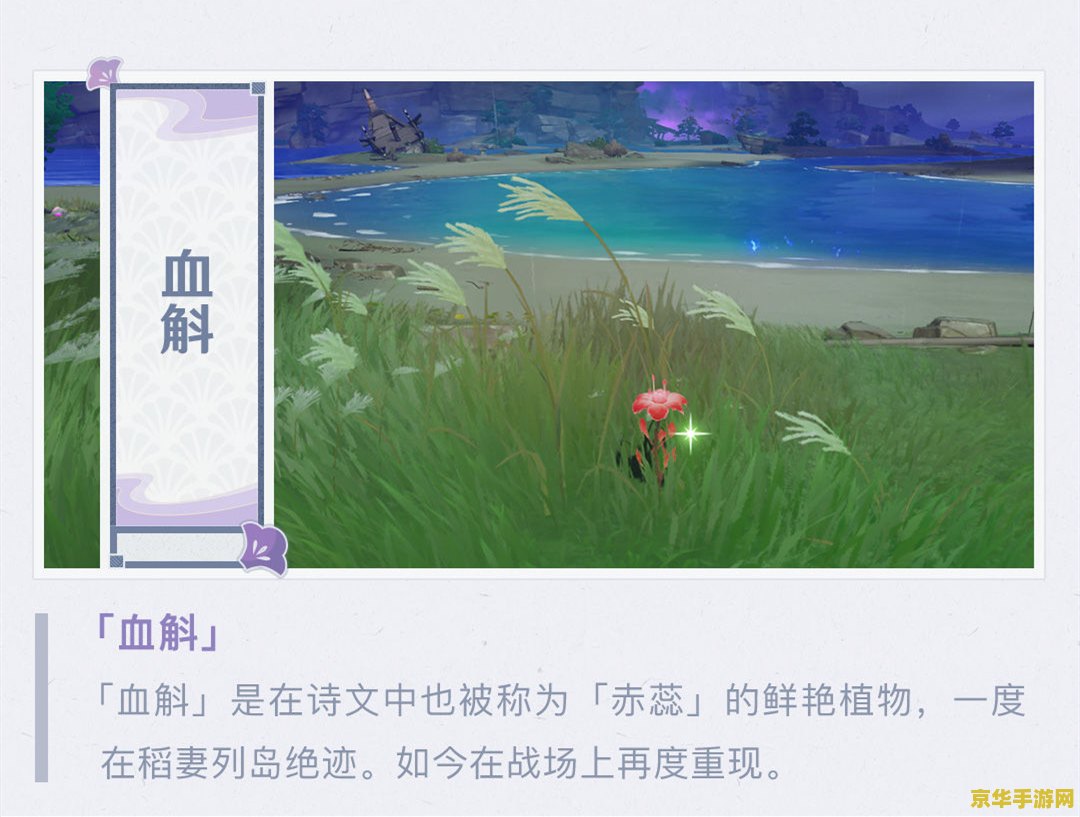 原神稻妻植物特产