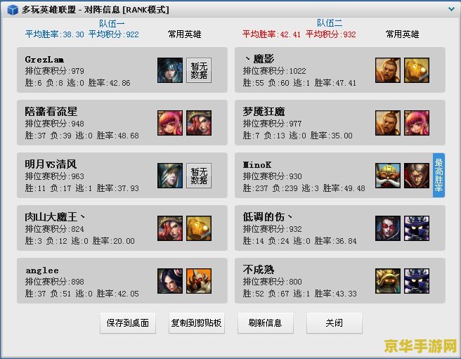 英雄联盟战绩在线查询多玩