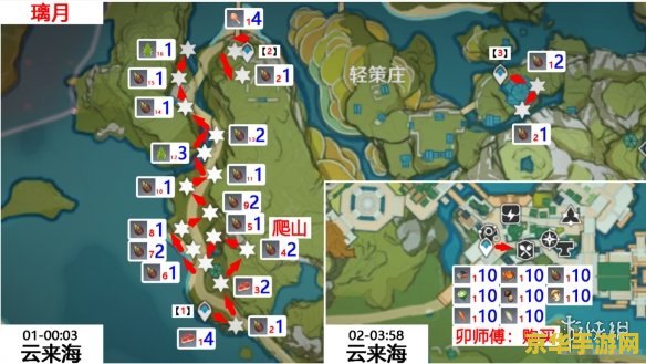 原神冷鲜肉采集路线图一览