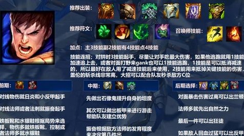 英雄联盟手游盖伦技能加点
