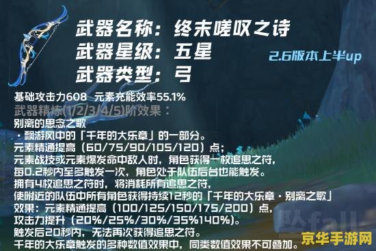 原神夜兰圣遗物词条