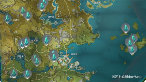 原神水月池解密继电石位置