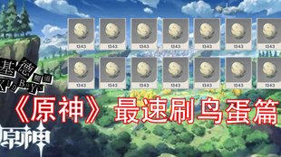 原神哪里有很多鸟蛋