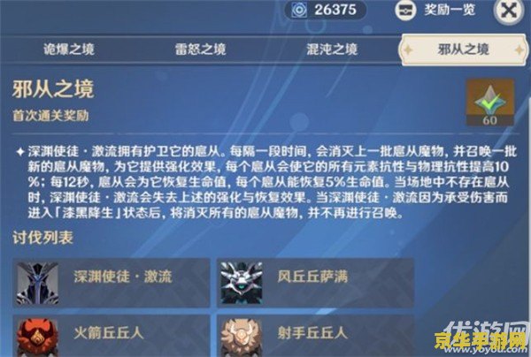 原神扭曲幽域雷怒之境怎么解锁
