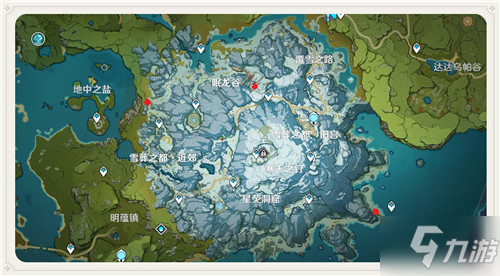 原神雪山龙牙位置