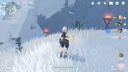原神 前往雪山山顶