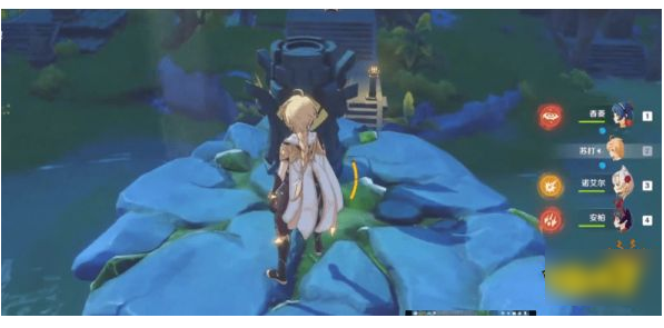 原神灵矩关岩柱