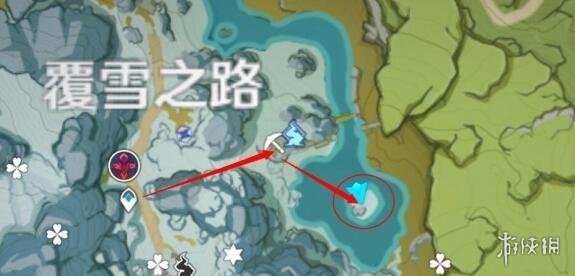原神雪山石碑三个匣子位置