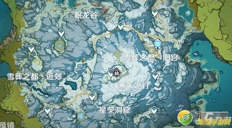原神雪山南边的冰块