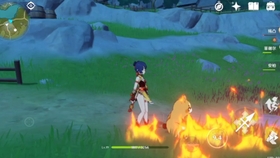 原神锅巴喷火方向