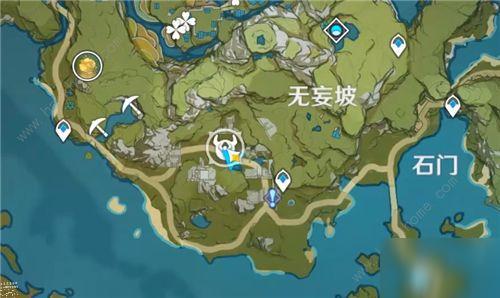 原神岩尊像寻找碎片瀑布怎么进
