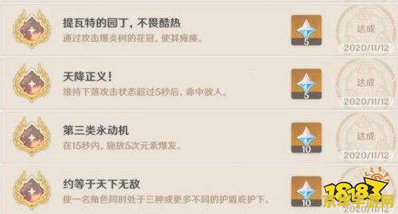 原神每日委托惊喜大礼成就