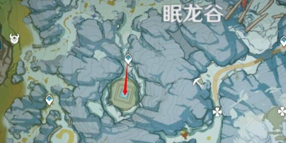 原神龙脊雪山矿石密集点