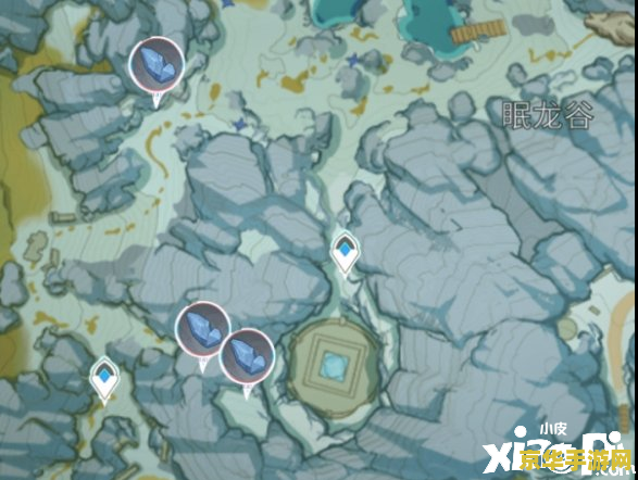 原神星银矿石零星分布