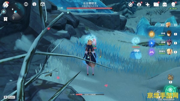 原神怎么去雪山顶碎片位置