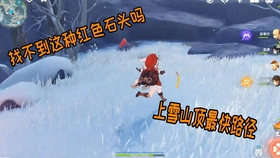 原神怎样才能到达雪山山顶