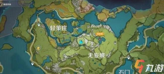 原神璃月金色地灵龛位置