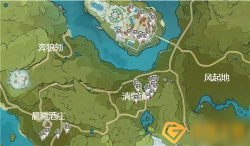 原神慕风蘑菇位置地图