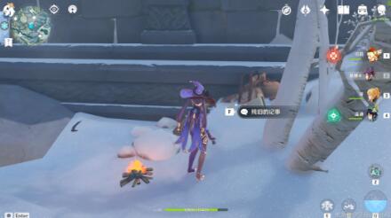 原神雪山囚牢残旧的记事