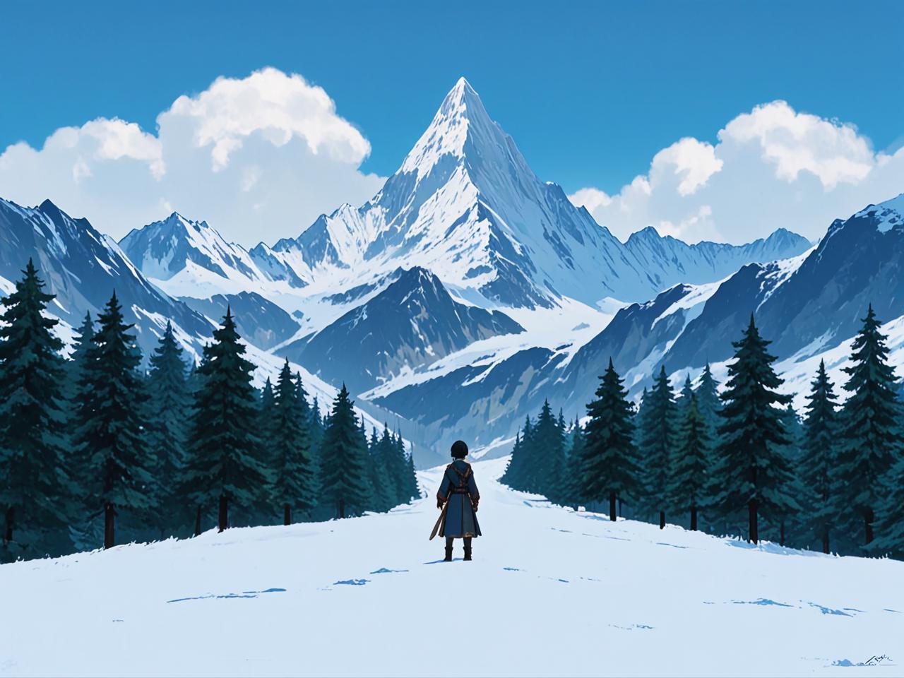 原神，在雪山下探索白银之森