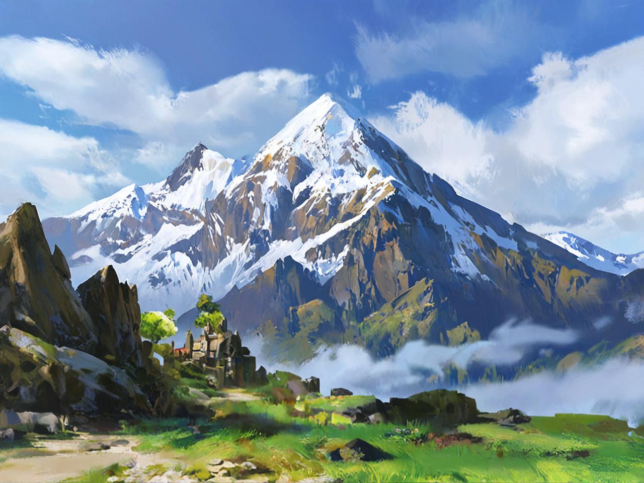 原神，探索神秘龙脊雪山之旅