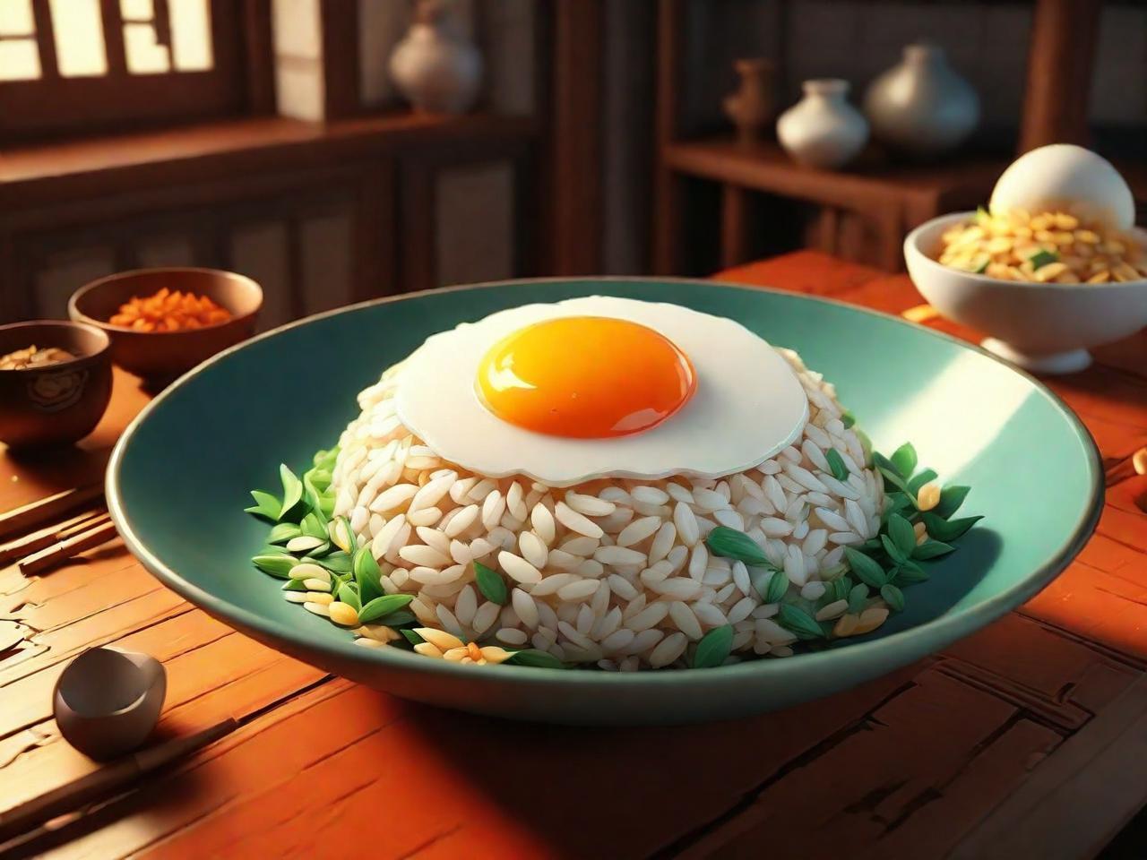 揭秘原神新式玩法，如何在现实生活中制作蛋炒饭