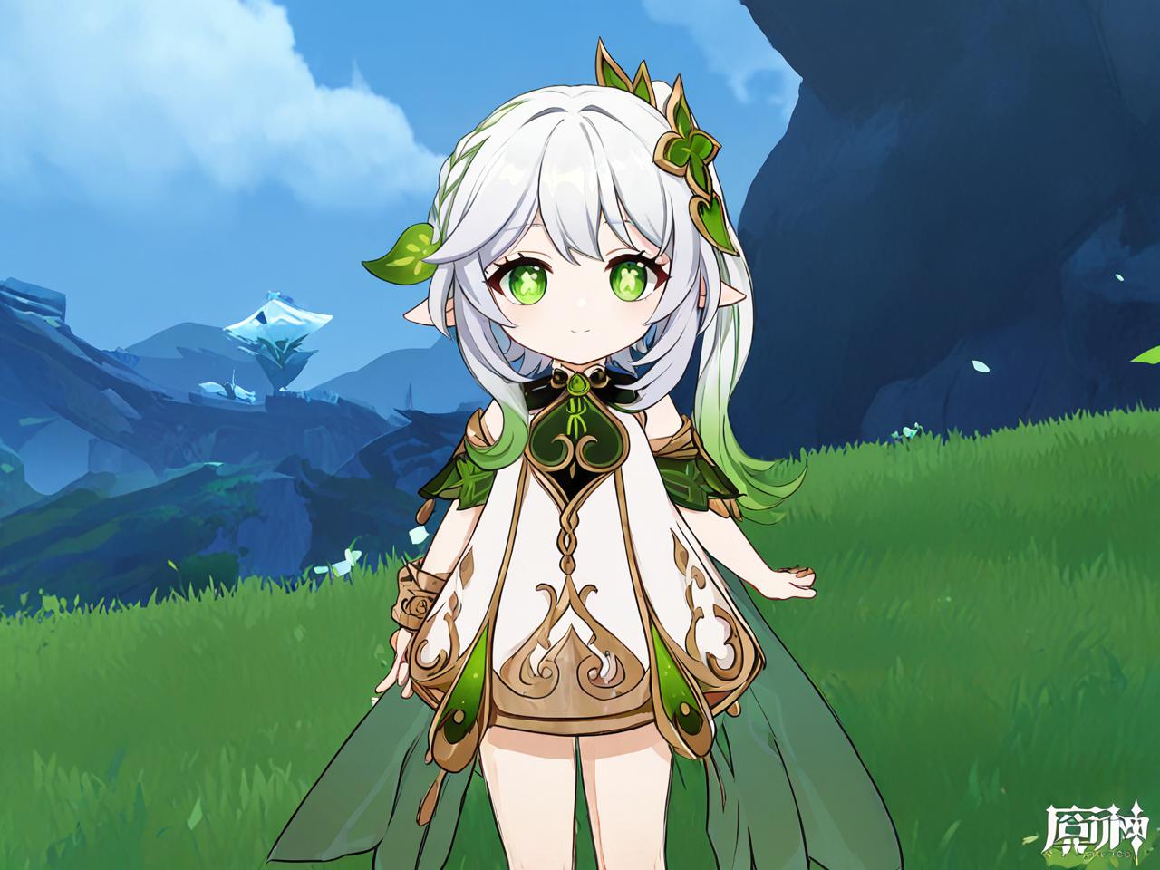 原神，探索神秘的花初NPC