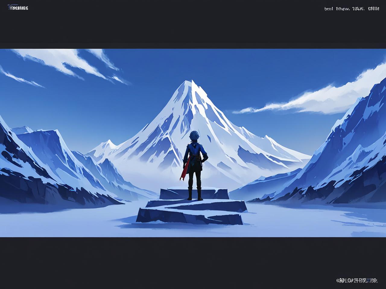 原神中的神秘雪山与隐藏的秘密
