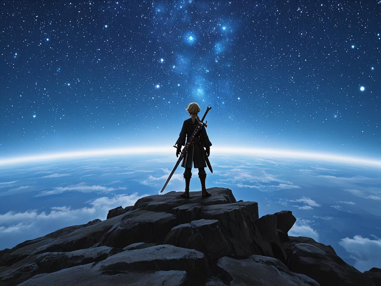 星辰与魔剑，原神中岩尊像的神秘高处