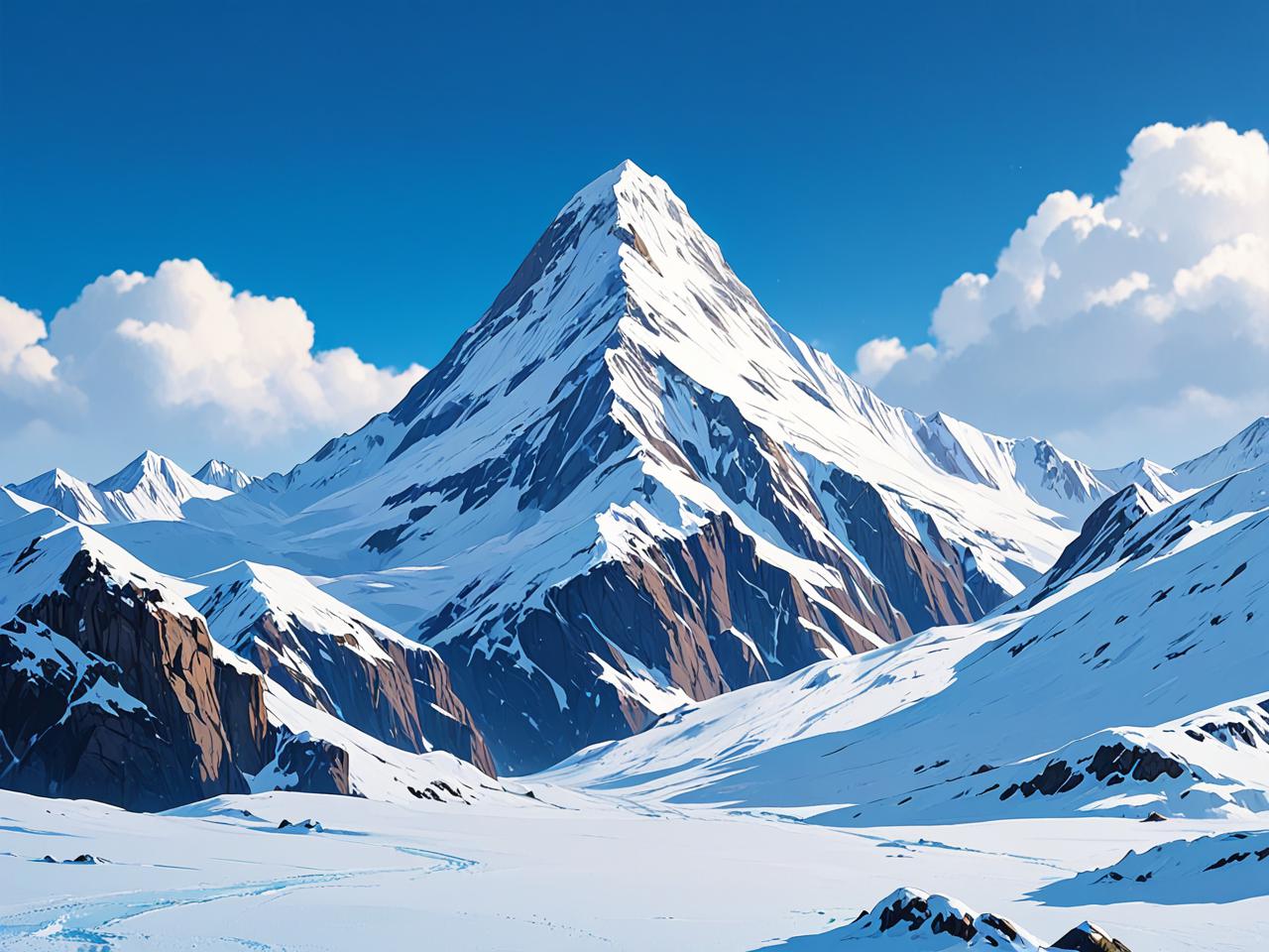 原神龙脊雪山，冰雪与传说的完美交融