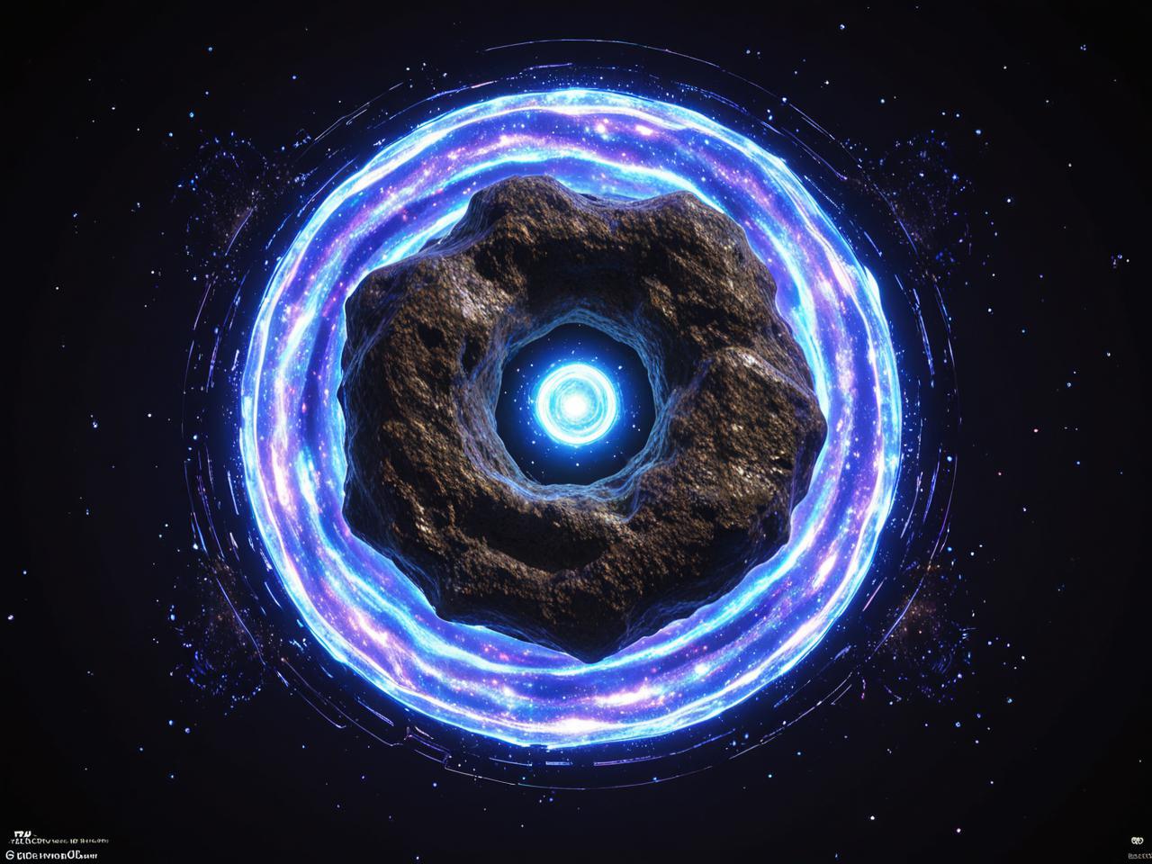 神秘岩韵，原生奇石之灵与宇宙共振
