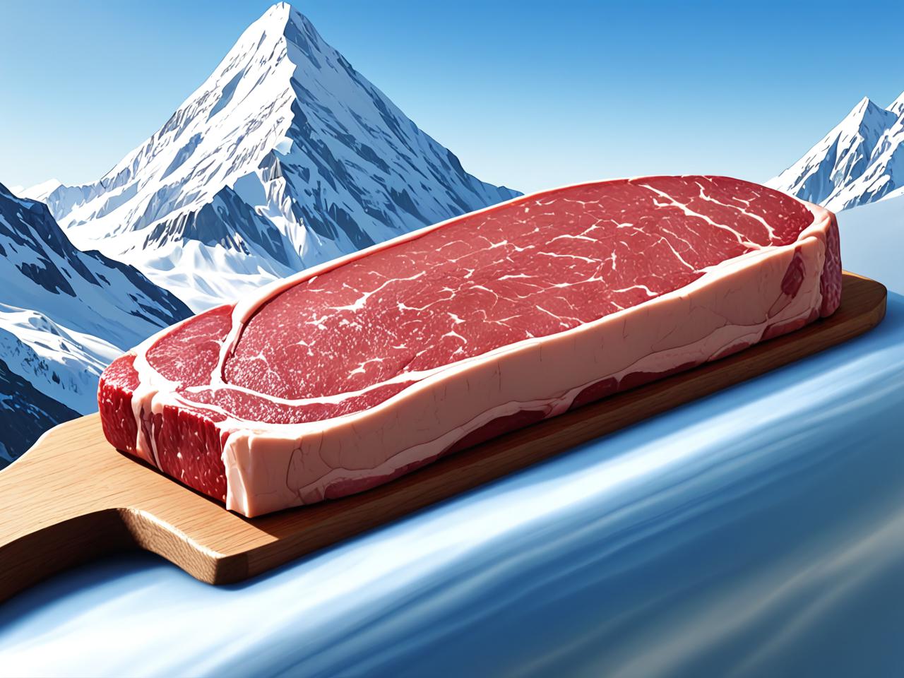 原神龙脊雪山冷鲜肉，品味大自然馈赠，体验山珍海味的极致享受