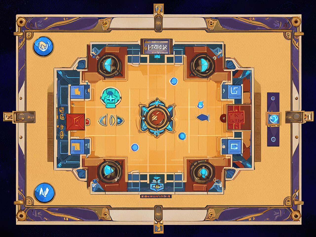 原神棋盘布局，探索开放世界冒险中的策略深度