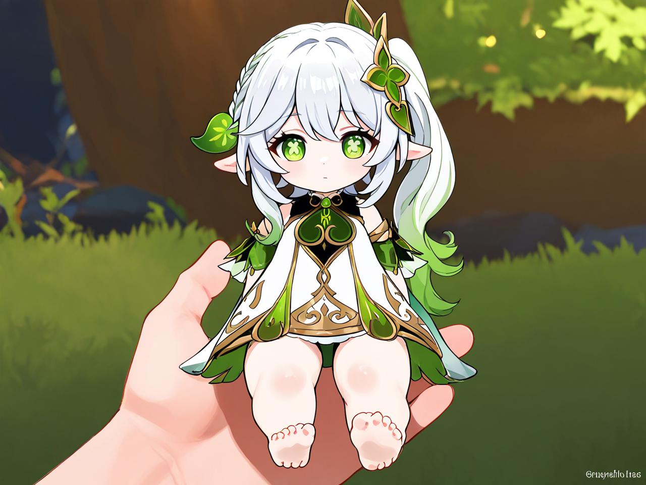 原神，如何优雅地坐在神像手上的技巧详解