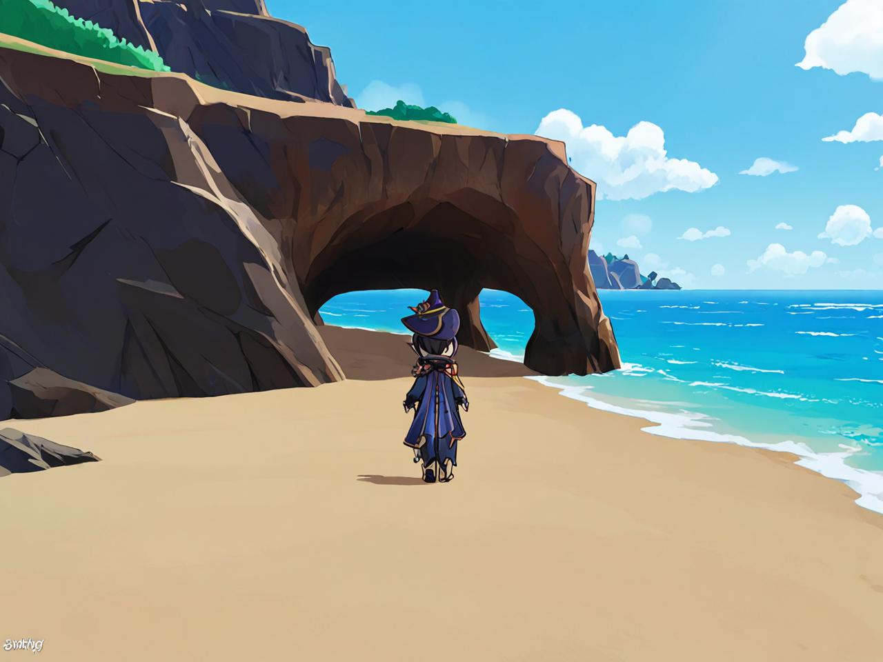 原神，神秘海滩与地下结界的挑战