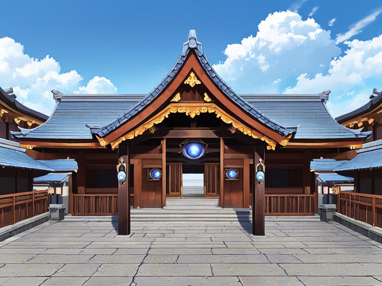 雷神之眼，原神中的鸣神大社屋顶奇观