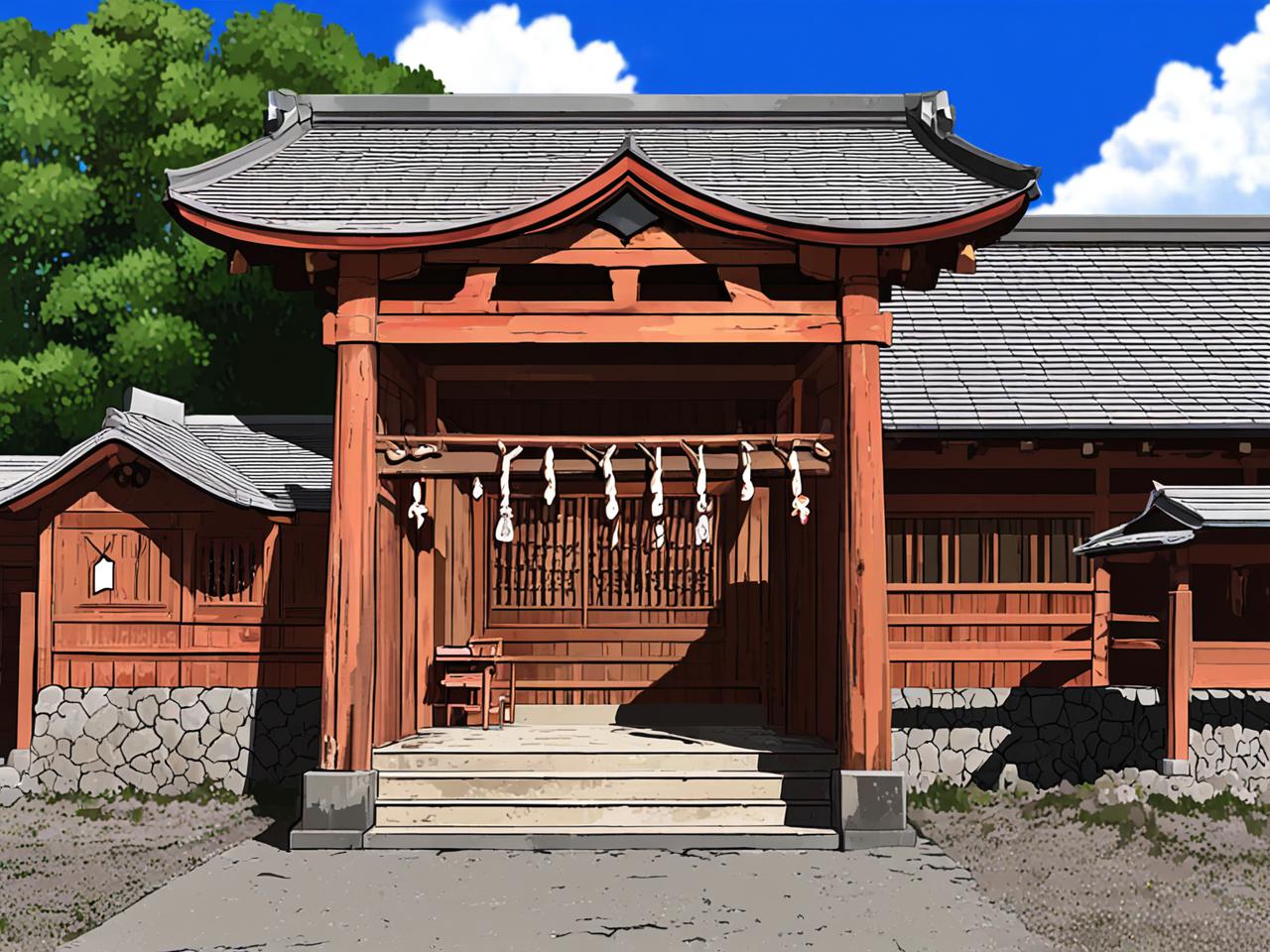 原神稻妻绀田村东北荒废神社