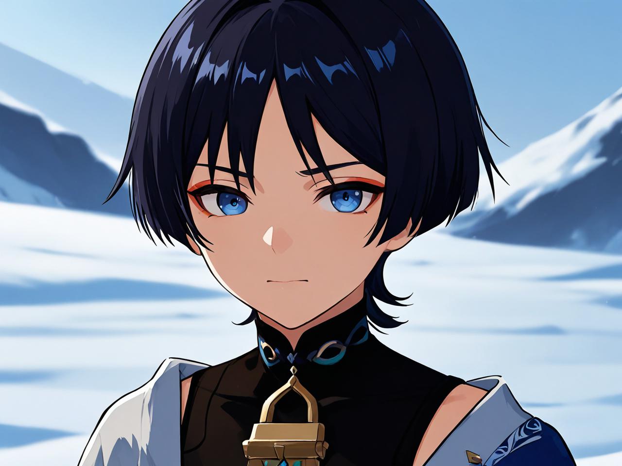 雪中君，原神之冬日钓影