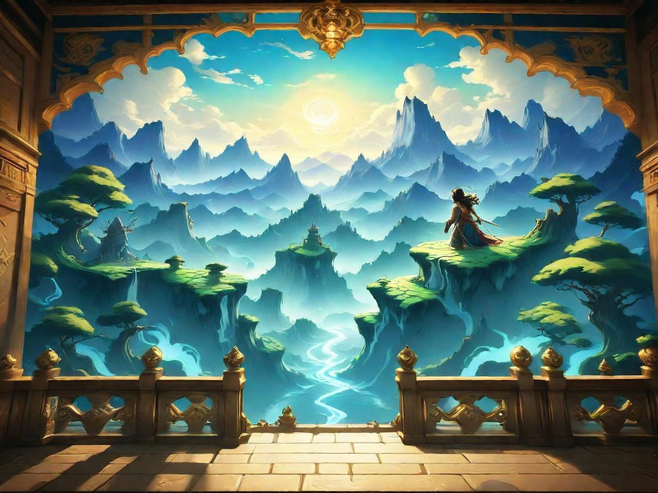 原神中的壁画艺术与现实世界的交汇