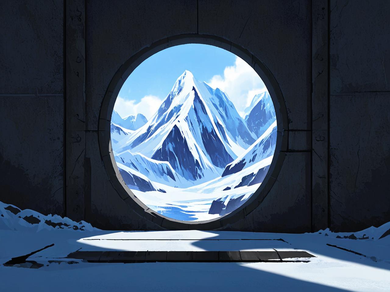 原神,探索神秘雪山下的隐藏秘密—圆形石门的位置揭秘 原神,探索神秘雪山下的隐藏秘密—圆形石门的位置揭秘