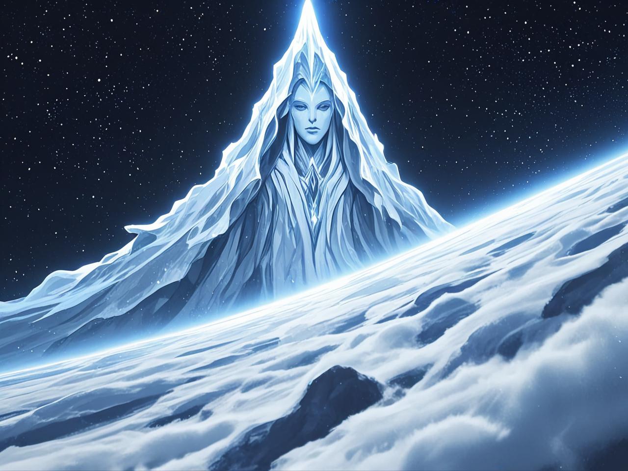 探索原神中的神秘雪山七天神像
